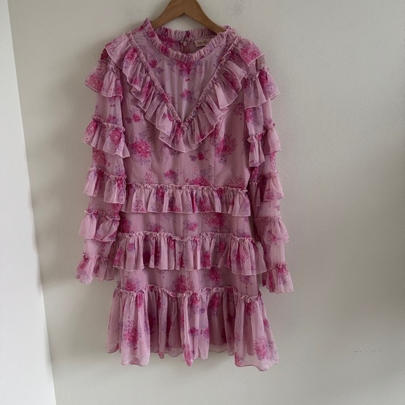 Ivy City Co. Pink Tiered Garden State Dress 10 - Picture 2 of 10